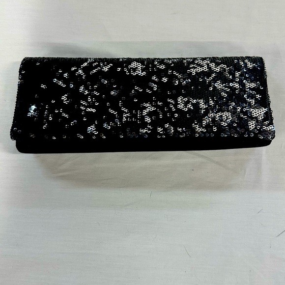 EUC Charming Charlie Black Sequin Evening Bag - Picture 1 of 6